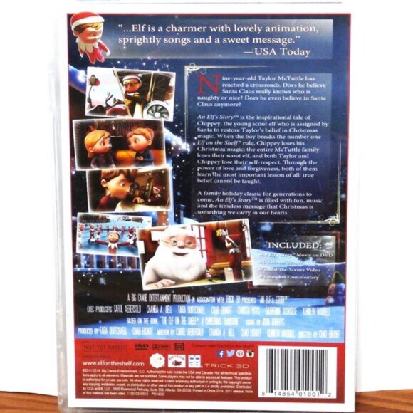 Elf on The Shelf a Christmas Tradition Toy Figure  IN THE BOX + BOOK + DVD - Picture 12 of 15